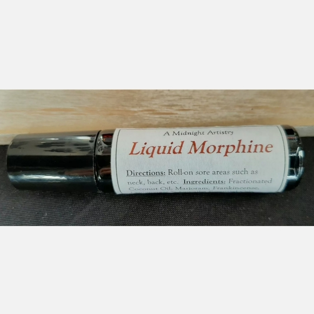 LiquidMorphine Natural Essential Oil Roller - 10mL